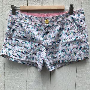 Lilly Pulitzer Oh Buoy Resort White Shorts